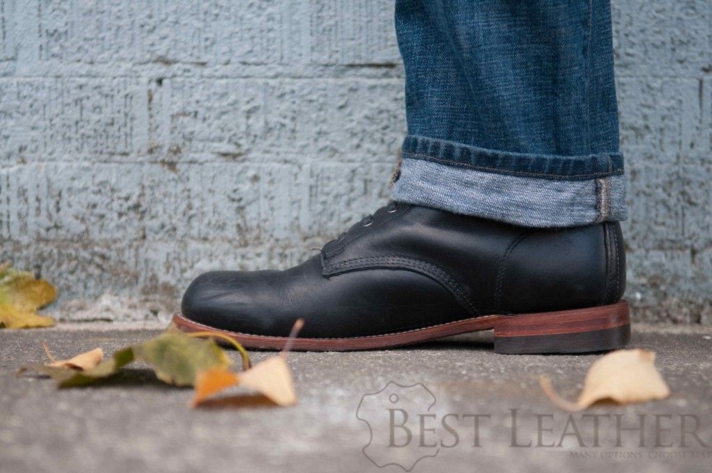 wolverine evans plain toe boot