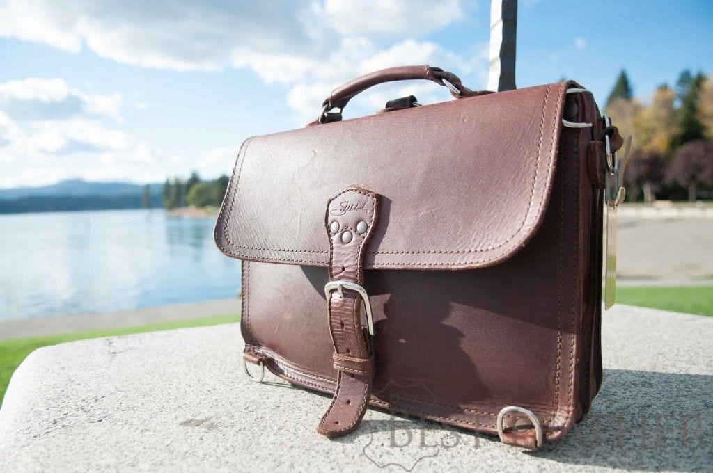 Saddleback leather thin briefcase