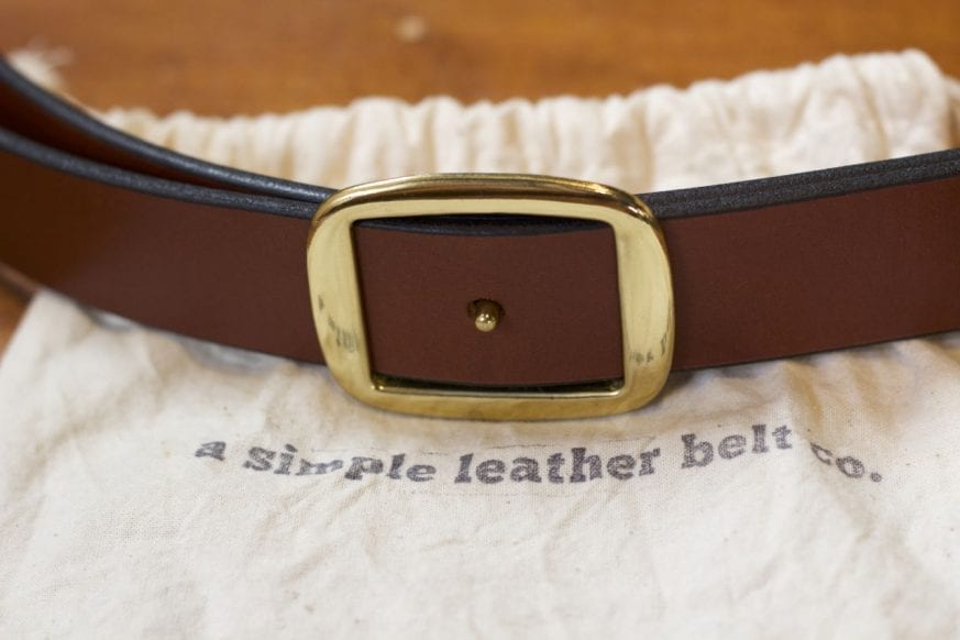 New Belt From A Simple Leather Belt Co. - The Cinch Belt - $49